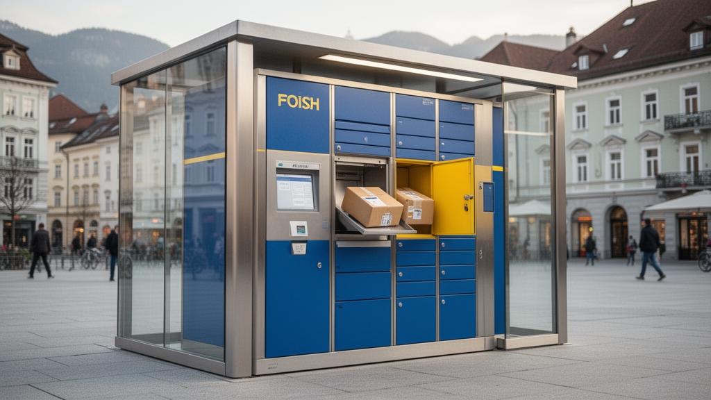 Automated e-locker station